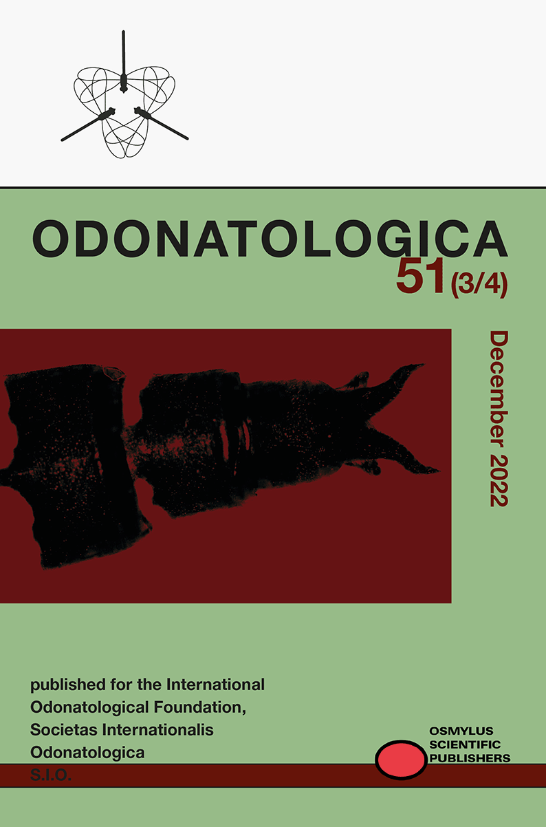 Odonatologica 51(3/4) Cover