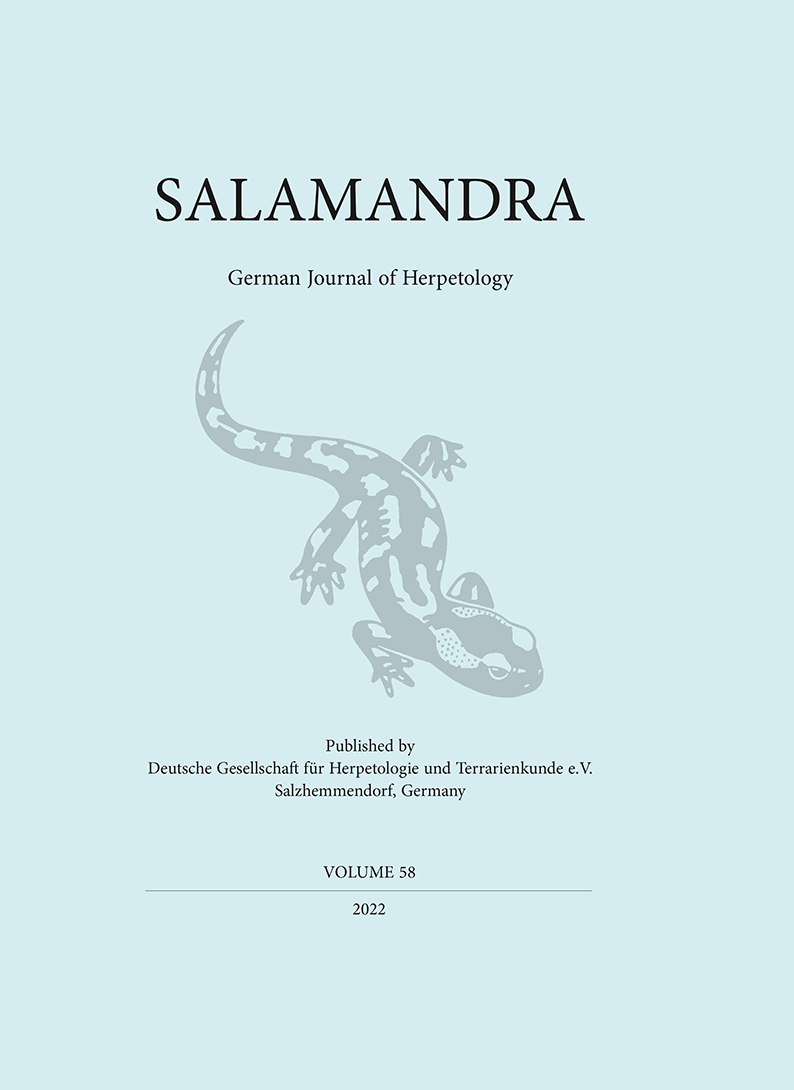 Salamandra Volume 58 Cover